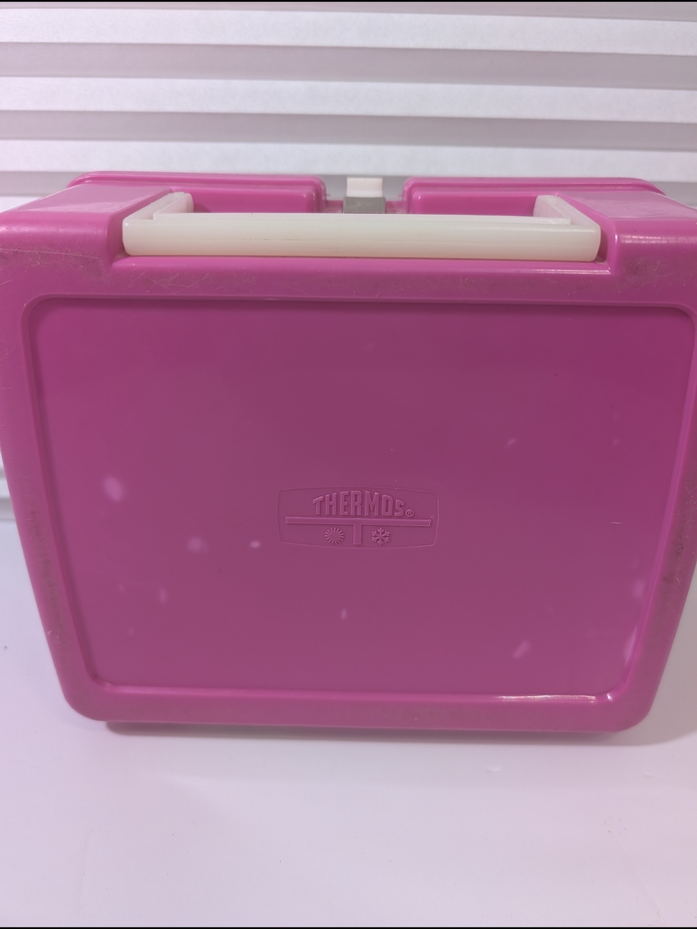 VINTAGE 1990 Barbie Pink Plastic Carry Case / Lunchbox - Retro Mattel Toy - Picture 5 of 9